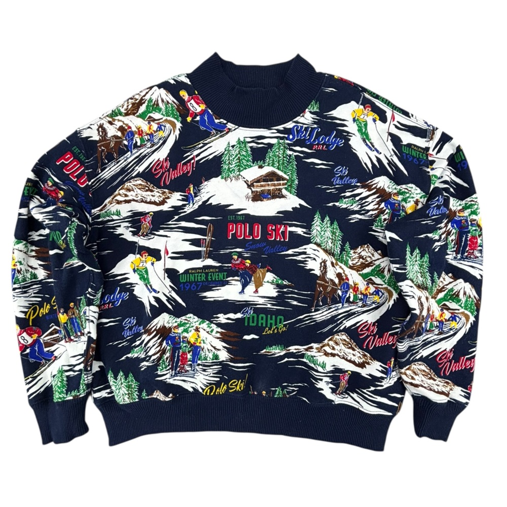 Polo Ralph Lauren- Retro Vintage 1967 Graphic Crewneck Sweatshirt- XL- Like New! - Picture 1 of 4